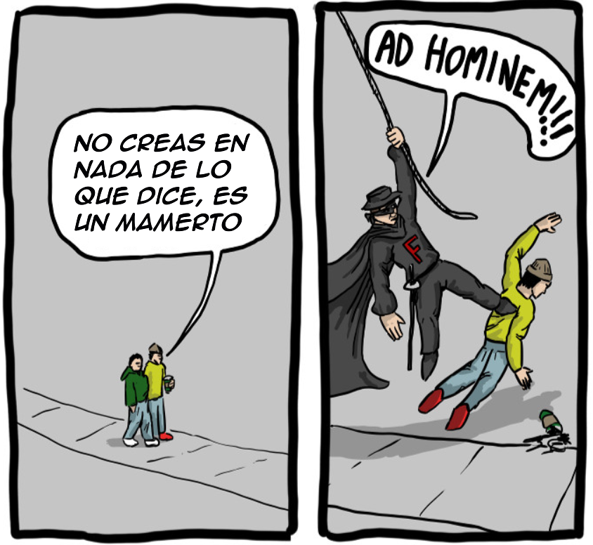 FalaciaDelDia's tweet photo. Fallacy Man al rescate https://t.co/3yFdg5yNvH