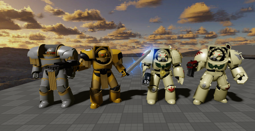 Travelbymacht On Twitter Revamped Two Old Terminator Armor Sets Roblox Robloxdev Robloxdevs - roblox robot armor