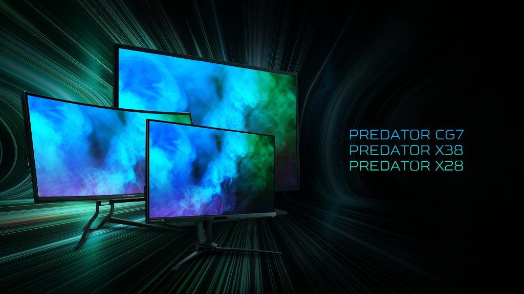 ES_Acer's tweet photo. Desde el colosal #PredatorCG7 de 42,5” hasta los vanguardistas #PredatorX28 y #PredatorX38S, nuestra nueva línea de monitores gaming ofrece frecuencias de refresco de hasta 175 Hz y 0,3 ms.
Contemplalos aquí: https://t.co/LHSML3IEli
#NextAtAcer #PredatorGaming https://t.co/AAO9cHsKvS