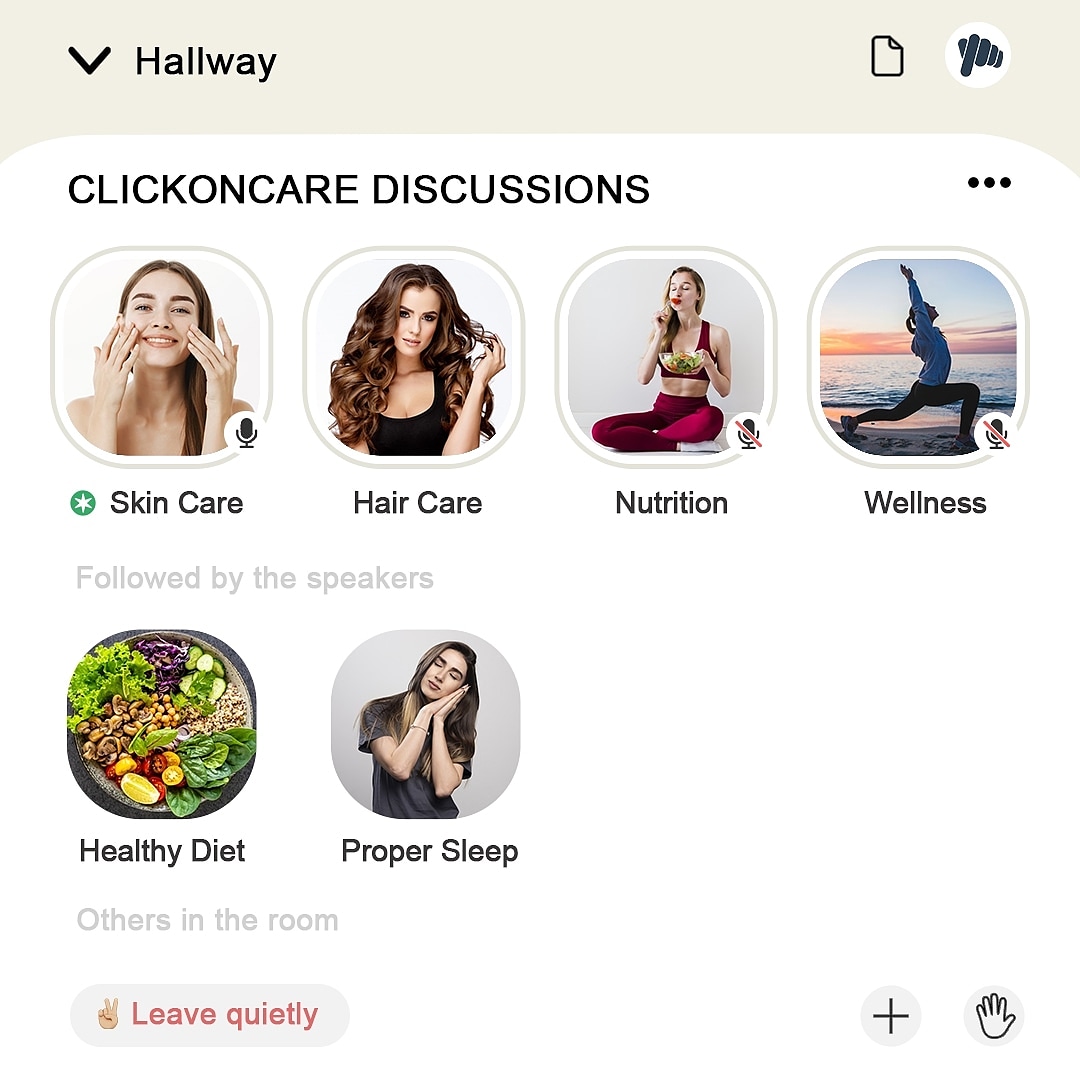clickoncare's tweet photo. Did you join our room full of experts?
#clubhouse #discussion #skincare #haircare #nutrition #wellness #clubhouseconversations #creativeideas #socialmediapost #socialmediamarketing #trending #momentmarketing #skincarelove #haircaretips #careforall #clickoncare https://t.co/uKhqMjCQcK