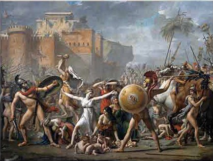SadiKemalARSLAN's tweet photo. Jacques-#LouisDavid The Intervention of the #SabineWomen is a 1799 painting by the French painter Jacques-Louis David, showing a legendary episode following the abduction of the Sabine women by the founding generation of Rome.#art #Revolution https://t.co/5Wp5EQc9AK