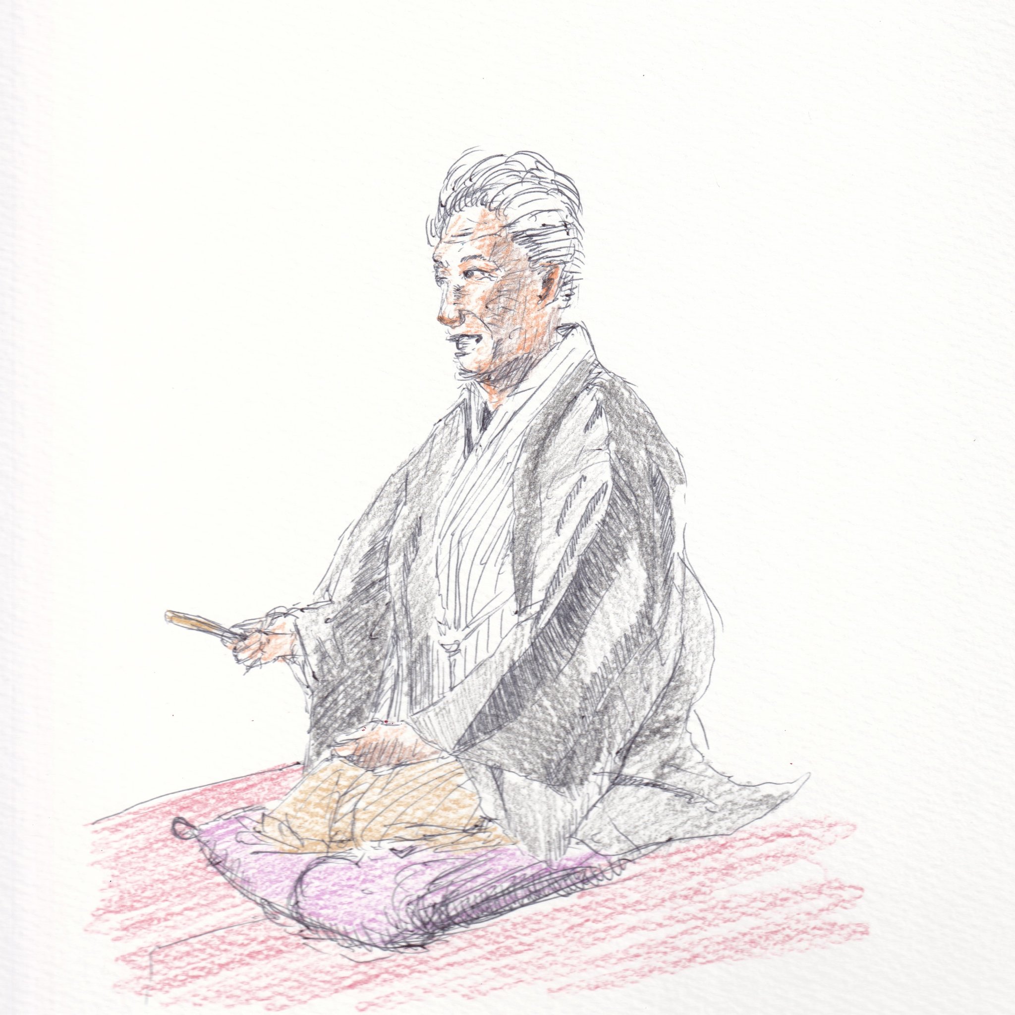 Witabpt 6 5 Rakugo Day Yose Day Wita Ballpointpen Coloredpencil Artwork Illustration 落語の日 寄席の日 今日は何の日 T Co Cu6anzudeb Twitter