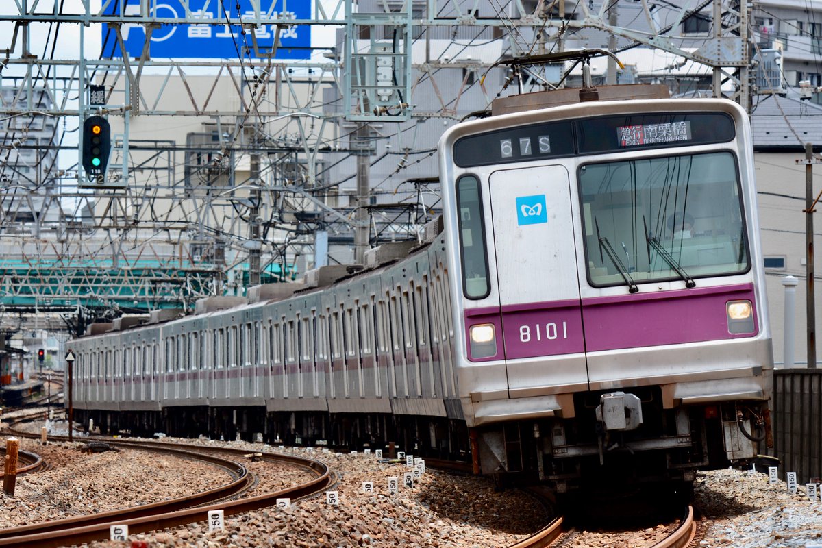 東京メトロ半蔵門線 8000系8101F 67S急行南栗橋行 067-092レ 撮影地