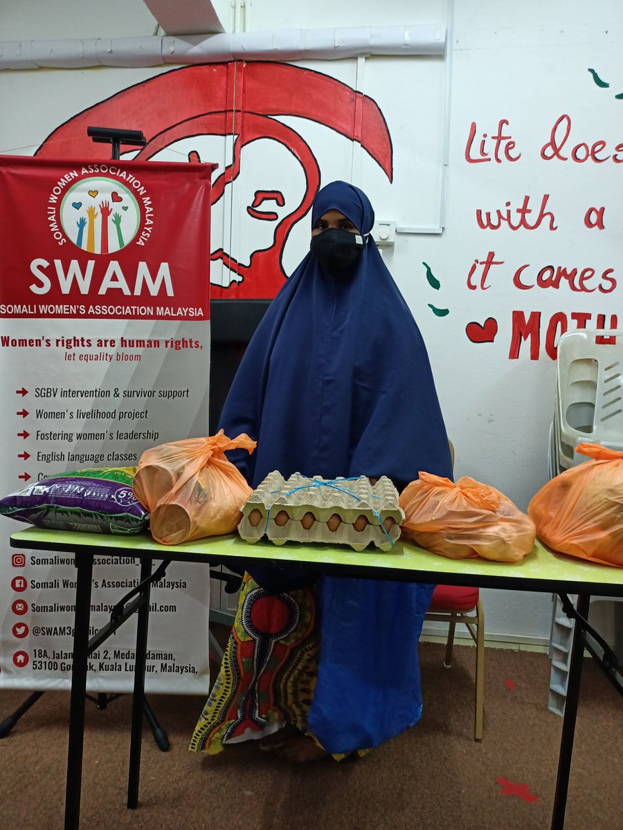 SWAMorg's tweet image. This week, we had able to distribute food aid for 60 families at @somaliwomenassociation_my_ 
Special thanks to our staff and everyone who contributed, packed, delivered and distributed as well, we couldn't make it without you❤️