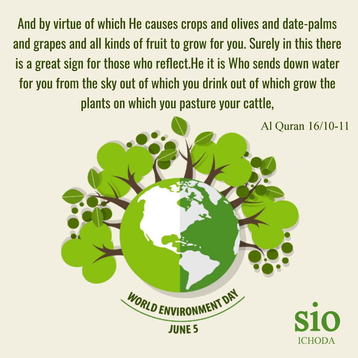md_munawwar45's tweet photo. Surely in this there is a great sign for those who reflect.He it is Who sends down water for you from the sky out of which you drink out of which grow the plants on which you pasture your cattle,
#environment #WorldEnvironmentDay2021 #SioWithEnvironment #Quran https://t.co/MFCbe4rIS3