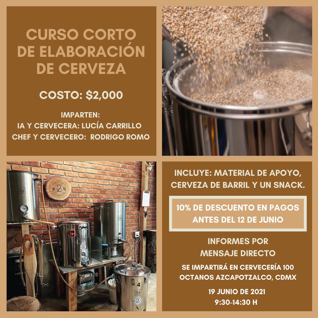 🤔¿No sabes que regalarle a tu papá cervecero?🤔 

👉🏻¡No lo pienses más!, regálale un curso de elaboración de cerveza   
#itañeñe #autenticayespontanea #owlylagatita #patacan #guiatucamino #bebelocal #consumelocal #craftbeer #cervezaartesanal #mexicanbeer #cervezamexicana