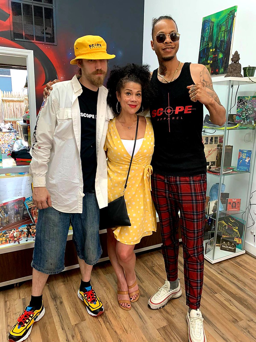juliaforboston's tweet photo. Shout out to #scopeapparel for successfully launching their very own shop right in JP. Derrel and Jacob set out to create space for support black and brown entrepreneurs to showcase & sell their products. This is what it looks like when community leans in to support #AllMeansAll https://t.co/Uw2MVHtK2I