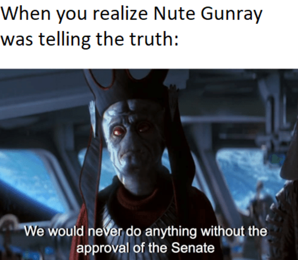 Nute Gunray (@cisnutegunray) on Twitter photo 