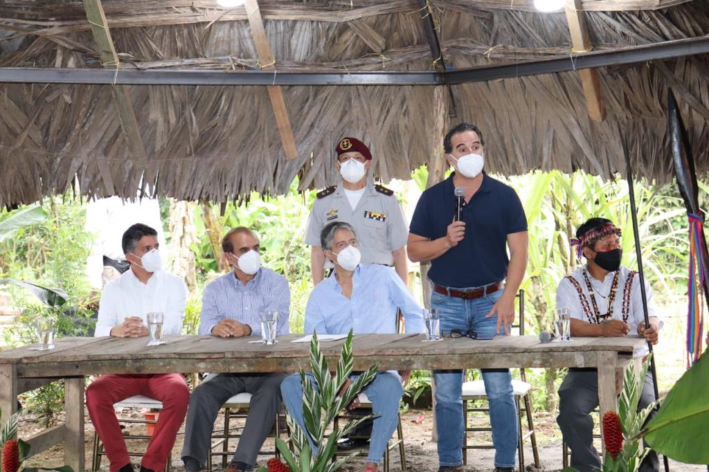 “El presidente <a href="/LassoGuillermo/">Guillermo Lasso</a> nos dijo: Más Ecuador en el mundo y más mundo en el Ecuador. A la par de otras naciones, estamos liderando procesos para cambiar de perspectiva respecto al ambiente, para priorizar la preservación de la naturaleza”, <a href="/GustavoManriq_M/">Gustavo Manrique M.</a> #DíaAmbienteEc