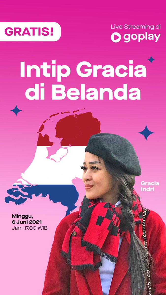 Ketemu hari Minggu 6 Juni 2021, pk17.00 ya .. ada Saldo Gopay total Rp250.000 untuk 5 orang pemenan, langsung klik link ya goplay.co.id/live/diary-gra…