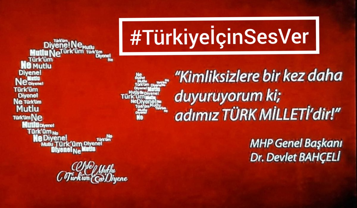 Elfida__2023__'s tweet photo. Terör örgütlerine ,
Kaos planlarına ,
Dış müdahalelere karşı ÜLKEMİN YANINDAYIM diyen kardeşim,

#TürkiyeİçinSesVer https://t.co/eFfP85FlzJ