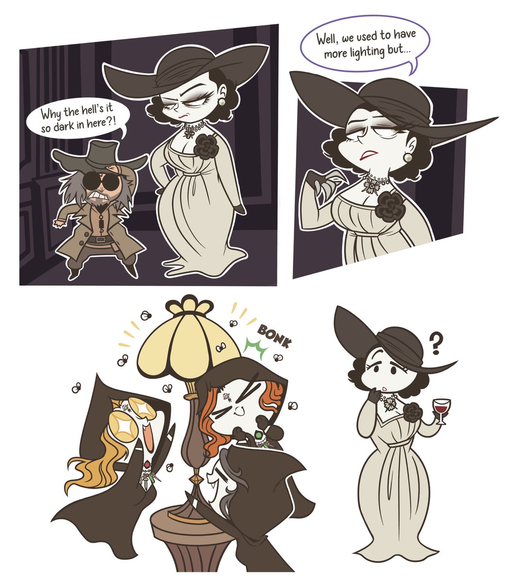 When your daughters are flies...
#ResidentEvilVillage #LadyDimitrescu 