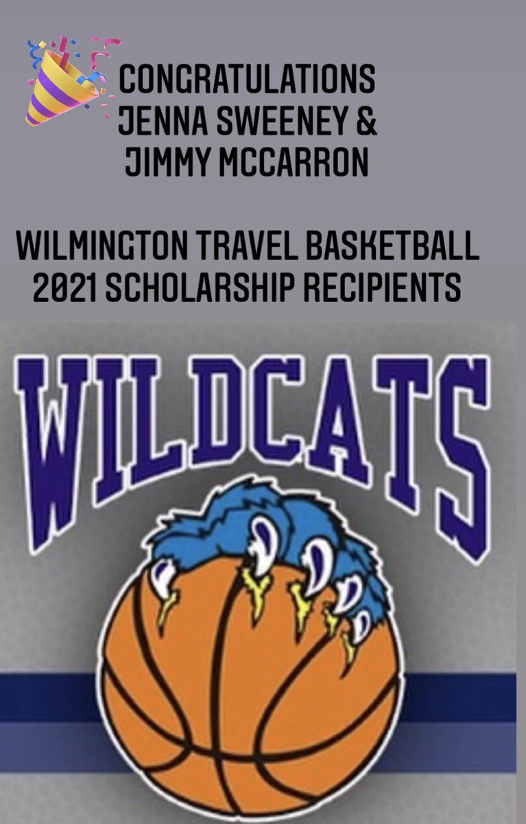 Congratulations to our 2021 scholarship winners Jenna Sweeney and Jimmy McCarron!!!
