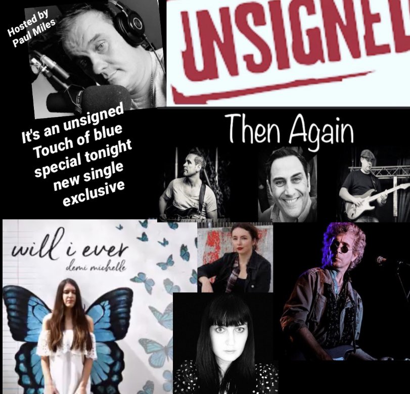 Got some fantastic songs for you tonight including an exclusive from <a href="/TouchOfBlue93/">TouchOfBlue</a> requests for the lovely <a href="/Rosey_Roisin/">Roisin O'Hagan</a> as well as <a href="/demimschwartz/">Demi Michelle 🦋</a> including a new song from <a href="/garfrancis/">garfrancis</a> and much much more 10pm UK time see ya there #unsigned