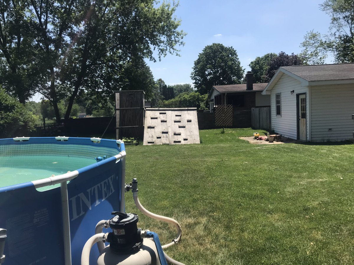 danke_yahoo's tweet photo. @ninjawarrior @mattiseman @Akbar_Gbaja @JoeMoravsky our backyard ninja warrior course https://t.co/LUupd6Rtwl
