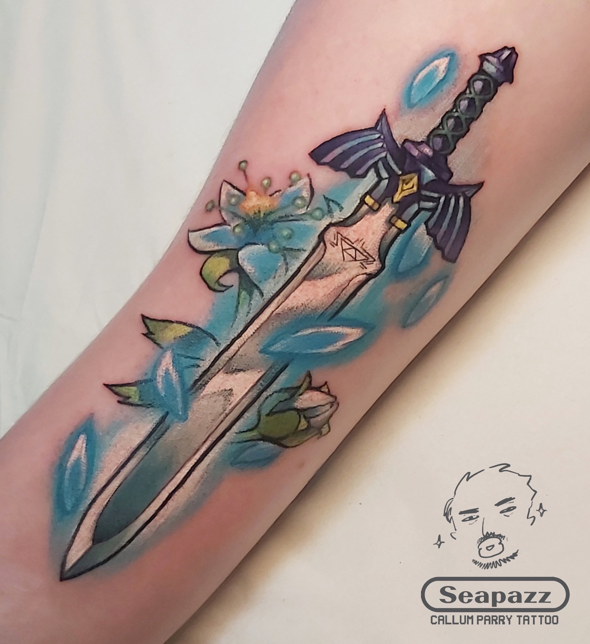 Tattoo uploaded by Arthur Tavais  My The Legend Of Zelda Breath Of The Wild  tattoo made by Leonardo Cagellarhttpswwwinstagramcomtattoomonstro  thelegendofzelda gametattoo breathofthewild nerd geek brazil   Tattoodo