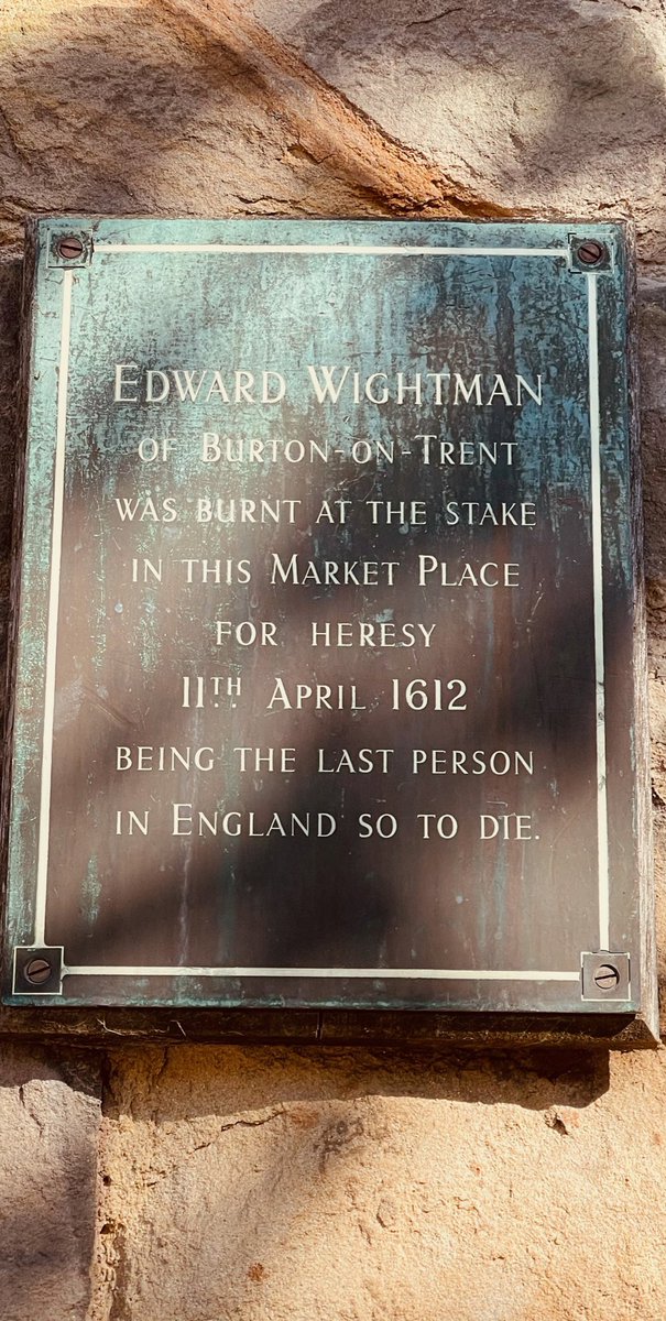 geezerbutler's tweet photo. Saw this in Lichfield, the city where Sabbath first performed the song Black Sabbath in 1969. Thankfully, we were not burnt at the stake. https://t.co/aXjTeppkEr