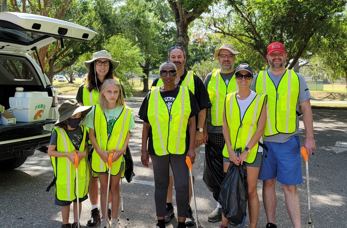 Thank you to the crew that showed up this morning for our cleaning of Easterwood Drive and the area around the <a href="/CityofTLH/">City of Tallahassee</a> Animal Services Center!
