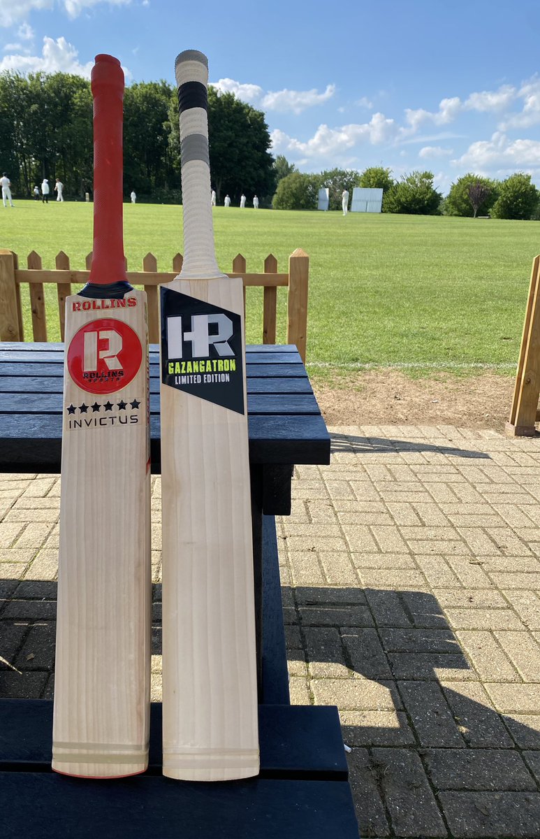 A fantastic view from the boundary of our two star performers! Some great cricket this weekend with plenty more to come.... #invictus #gazangatron #🏏ballers