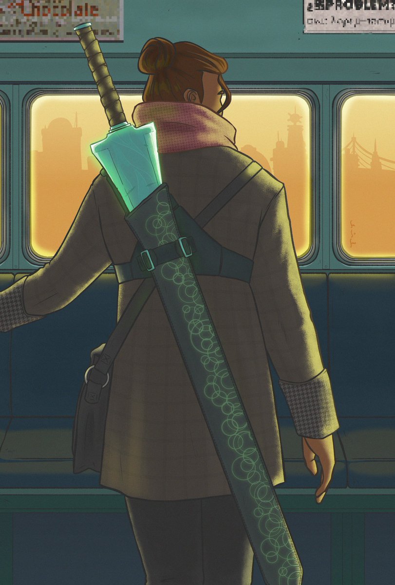 Em: *gets handed a sword at the train station*

Em: ⁉⁉⁉