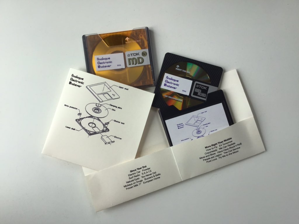 Analogue Electronic Whatever (@analogueew) on Twitter photo YES it is International <a href="/minidiscday/">minidiscday</a> TODAY!. There are reruns of the sold out previous AEW #minidiscs available all numbered. Who wants number 1? Thanks to MD fans @casimirradio <a href="/ElecCafe/">Electronic Cafe Rendezvous & Pink Dolphin Music</a> For your support 👍 …alogueelectronicwhatever.bandcamp.com/merch YES it is International <a href="/minidiscday/">minidiscday</a> TODAY!. There are reruns of the sold out previous AEW #minidiscs available all numbered. Who wants number 1? Thanks to MD fans @casimirradio <a href="/ElecCafe/">Electronic Cafe Rendezvous & Pink Dolphin Music</a> For your support 👍 …alogueelectronicwhatever.bandcamp.com/merch