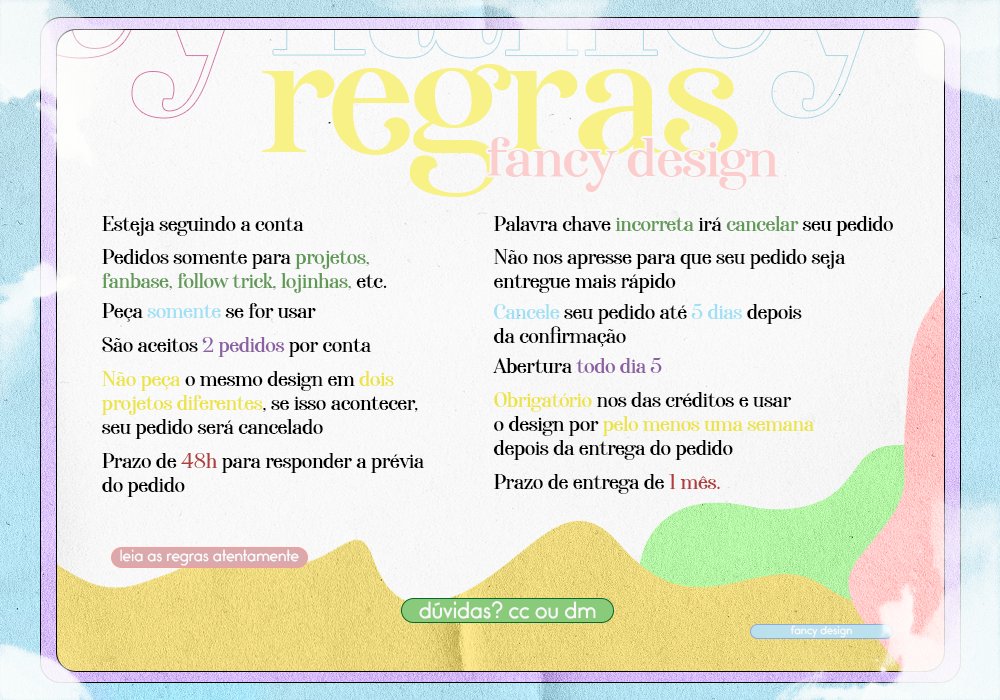 Fancy Design | PEDIDOS FECHADOS tweet media