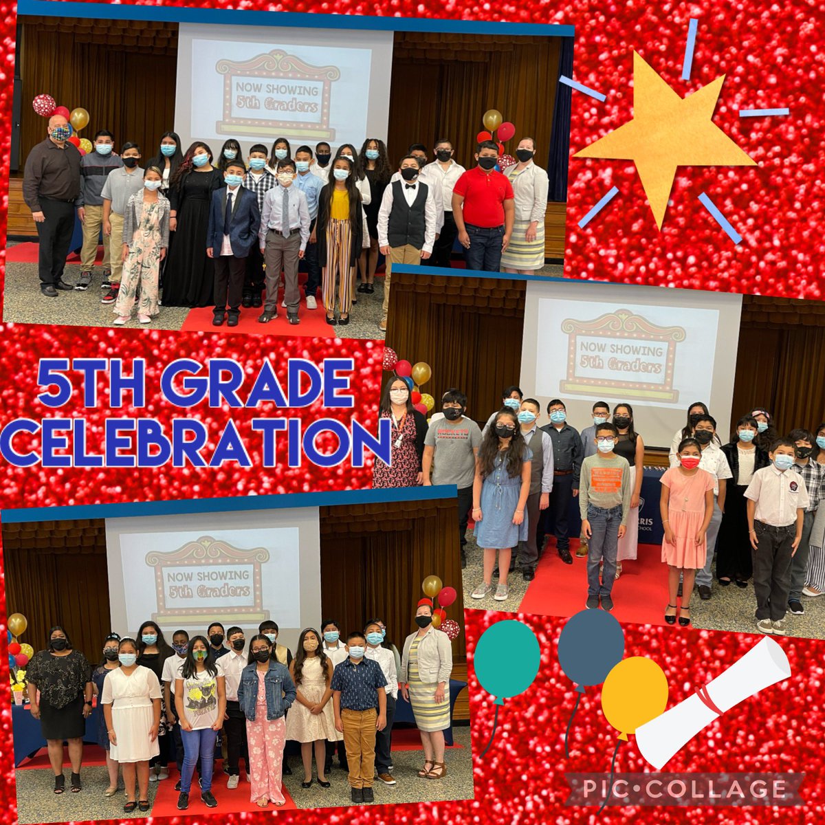 jrharris166's tweet photo. What a SPECIAL day! 🤗Congratulations to all of our 5th graders 🧑‍🎓and can’t wait to see what the future holds for you! ⭐️Thank you to our special guests @LiraSerg &amp; @MichonMegan. #SettingTheStageForSUCCESS 💡🎥🎬 @HISDEastArea @MadeleinePeery @PanzaRosalyn @VeronicaLacy12 https://t.co/xUCrQCjelM