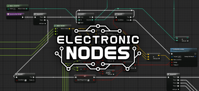 LegacyGameDev's tweet photo. @JacobFeldman17 its a plugin called electronic nodes, allows you to customize how your graph splines, I'd highly recommend it, you end up needing less reroute nodes as well, so it looks good and increases organization somewhat https://t.co/D1EIQTuQOl https://t.co/P85tddamxE
