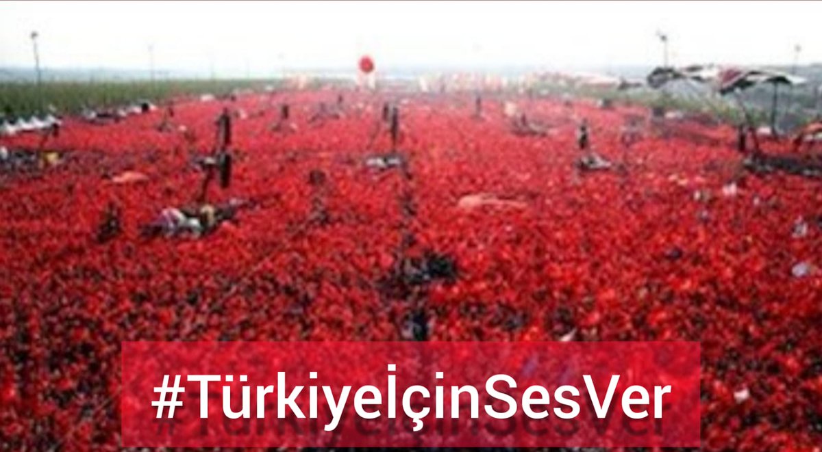 Bu taga destek vermeyeceksek ölelim daha iyi! 
#TürkiyeİçinSesVer