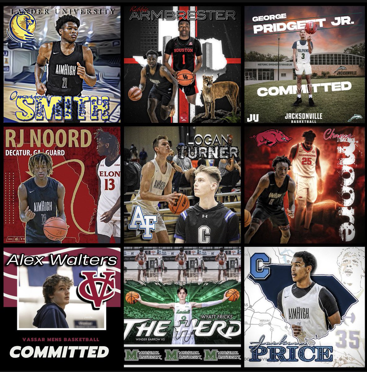 2021Aim's tweet photo. Showing love to all of our guys from the c/o 21 that have committed to play at the next level. As a program, we pride ourselves on affording our players a chance to earn scholarships...these young men took advantage of that!!! #goals #proudcoaches #levelup #AlwaysAimHigh https://t.co/BT5MwZVsD2