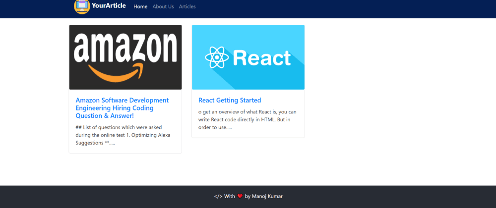 manojkushwaha__'s tweet image. I Created #Responsive #Blog #Website Using #React, #Nodejs, and #MongoDB
Take a look here.
bit.ly/3iqlZ3b
#webdev #webdevelopment #mern #fullstack