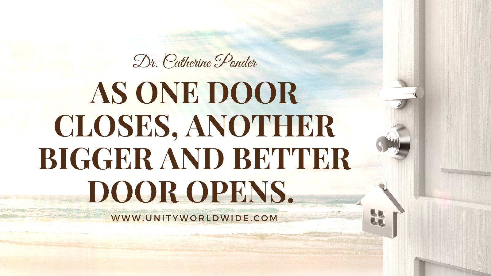 select again effective when one door opens another one closes Say