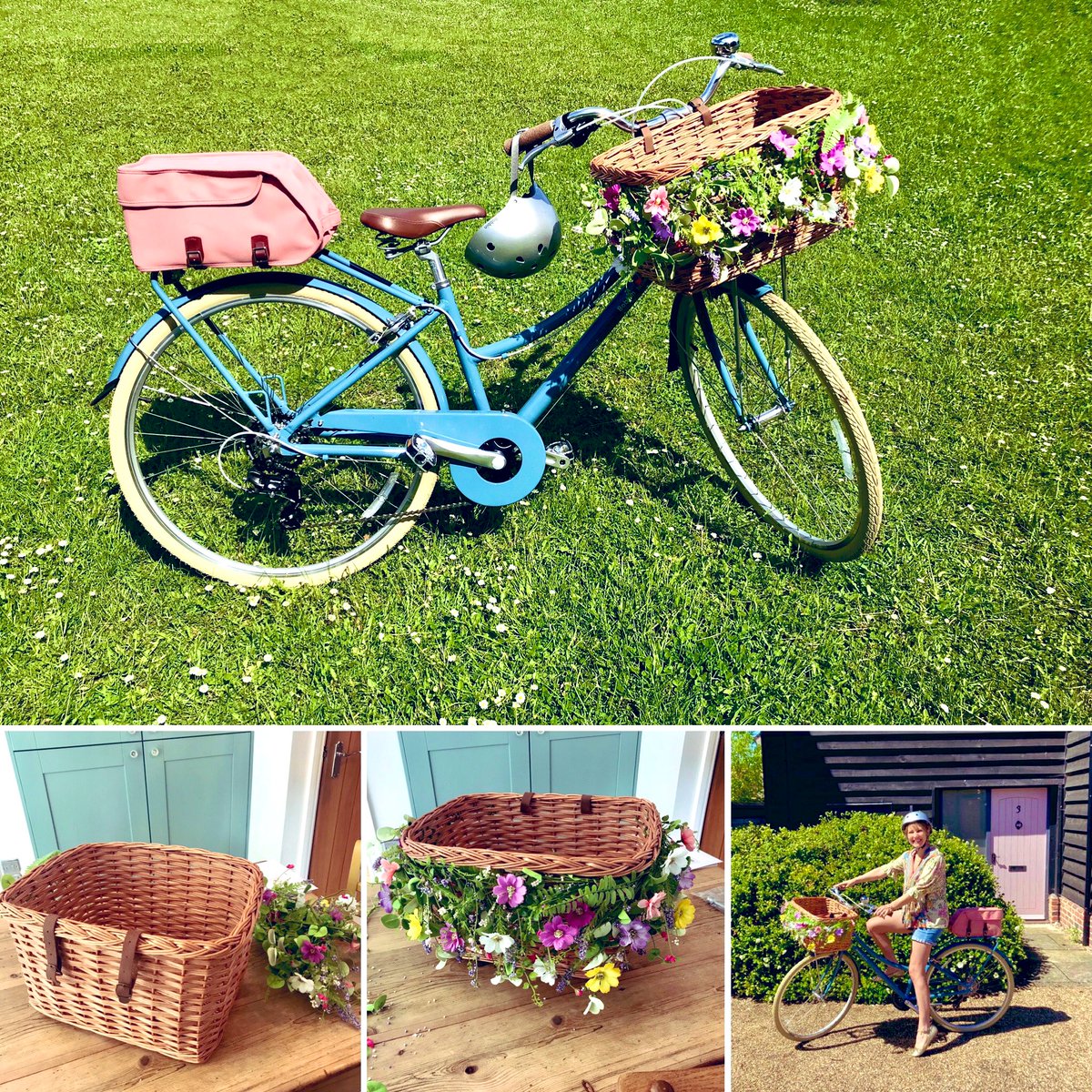 MayqueenBeth's tweet photo. Impossible not to add a bit of flowery sparkle to my new @bobbinbicycles bike, as usual focusing on the practical side of life ;) https://t.co/PFdjgfwzEv
