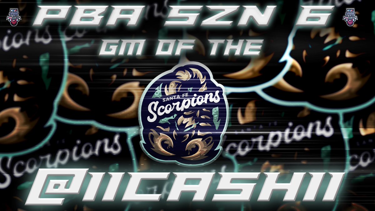 🚨GM ANNOUNCEMENT🚨

@IICashll has been named GM of the <a href="/PBA_Scorpions/">𝐏𝐁𝐀 𝐒𝐜𝐨𝐫𝐩𝐢𝐨𝐧𝐬</a>! AGM of the team is @DaiIee_ and TC is <a href="/PrimeChase_/">Justin</a>! 🦂 

#PBASZN6

<a href="/RevengeTourHQ/">Tour</a>