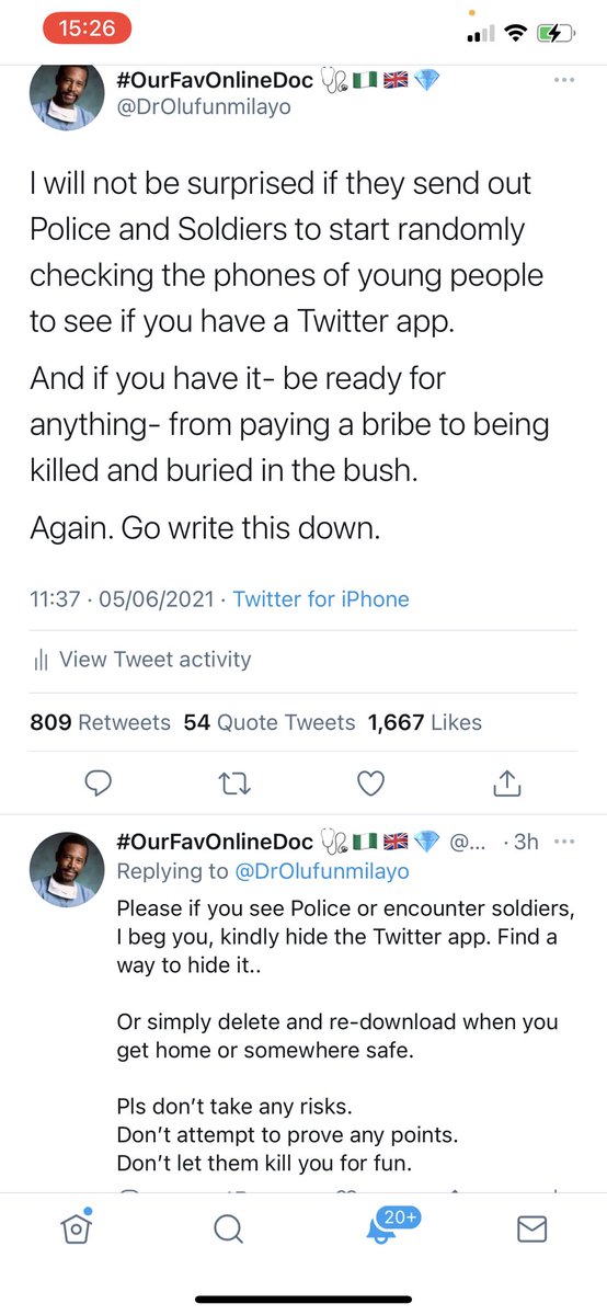 OurFavOnlineDoc's tweet photo. 3 hours ago I said this.
Look at what just happened:

Pls pass this on to make everyone aware. https://t.co/jwKQpK5kw6