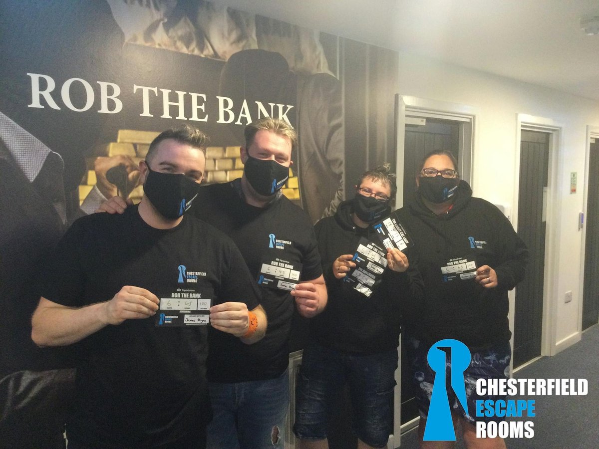 UseTheDoorstop's tweet photo. Karl joined us in the new  #ChesterfieldEscapeRooms to play #TheCrazyCatLady, #TheGovernor &amp; #RobTheBank 👍 #BankHolidayMonday #EscapeRoomLegends
 
Great rooms &amp; excellent staff - challenging &amp; great fun (&amp; room records!) ❤️💪 

#UseTheDoorstop #FastandCurious #EscapeRoom https://t.co/lJ8Li9i203