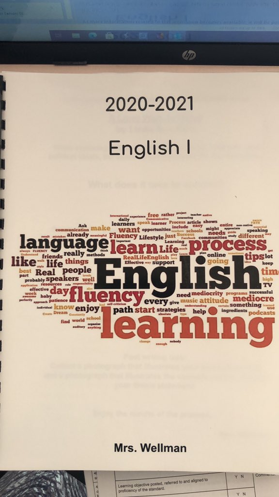 One of our amazing English teachers bound writings from her students this year!!! #DHSELA #PublishingMatters