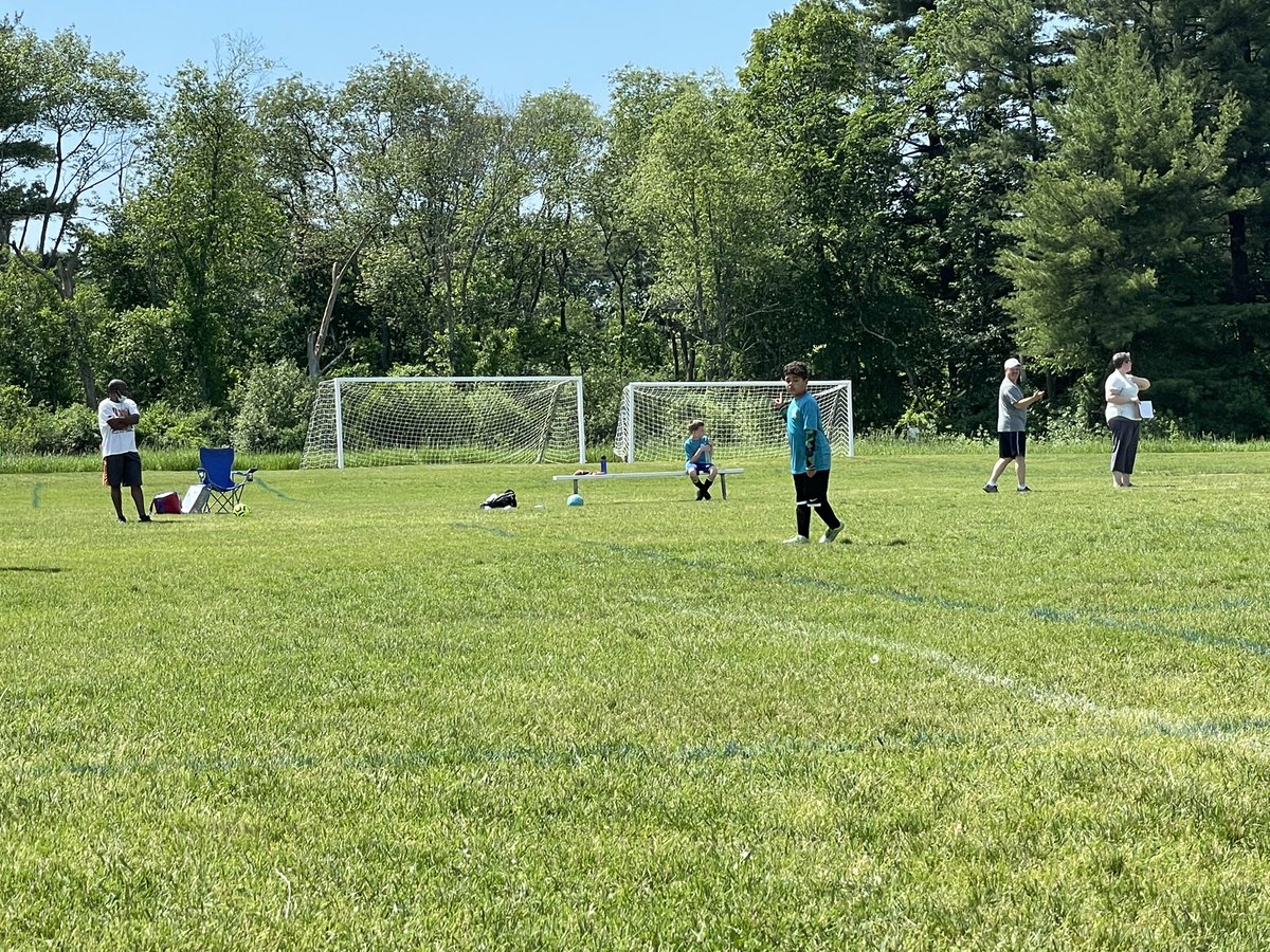 BillSchick's tweet image. Not being a sporty spice myself, I was always terrible at soccer. Fun to take a break from work and watch the kids tho. #soccerdad