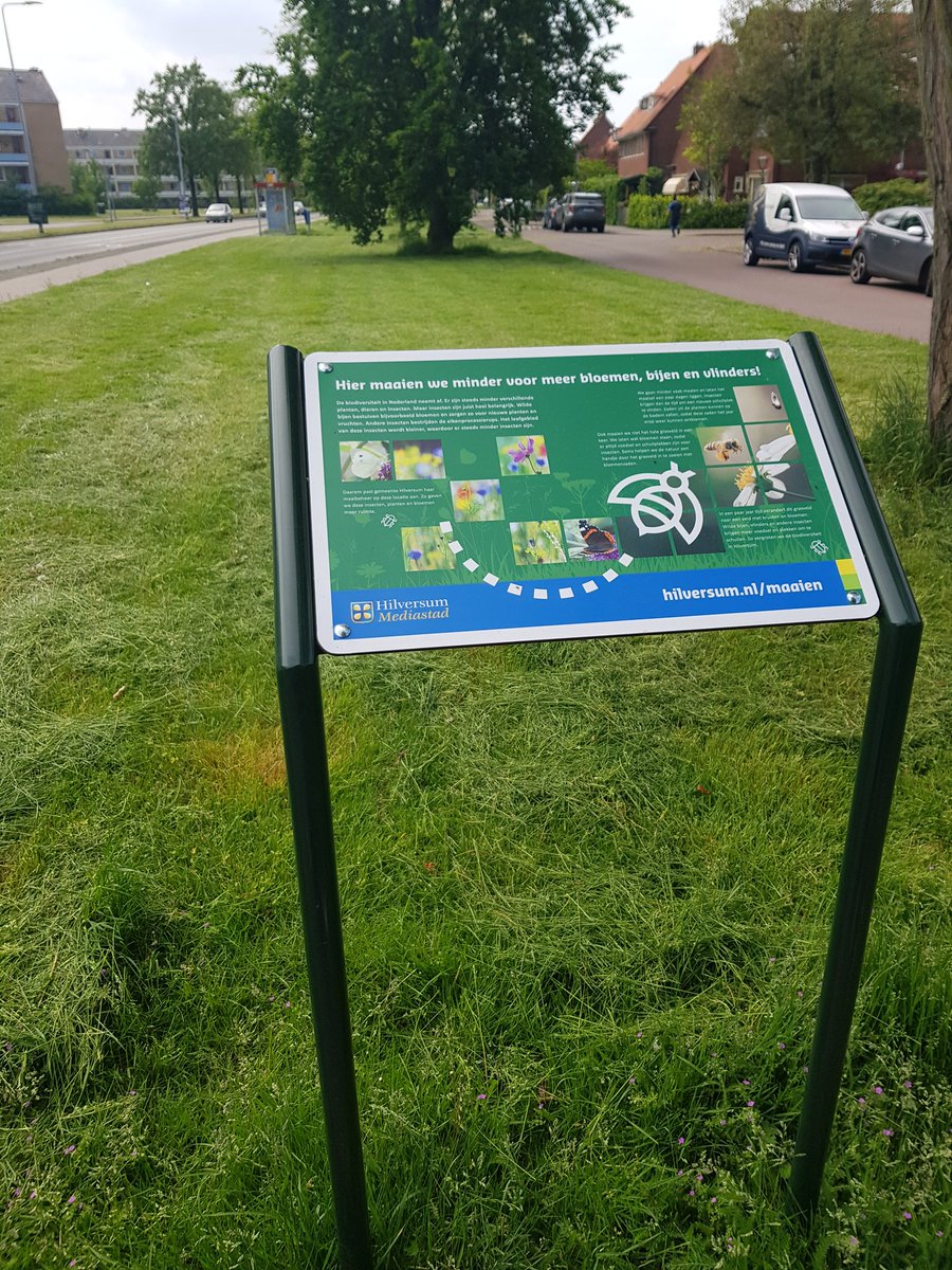 Hier maaien we minder #gemeentehilversum? Nog minder? Alles is weg!
