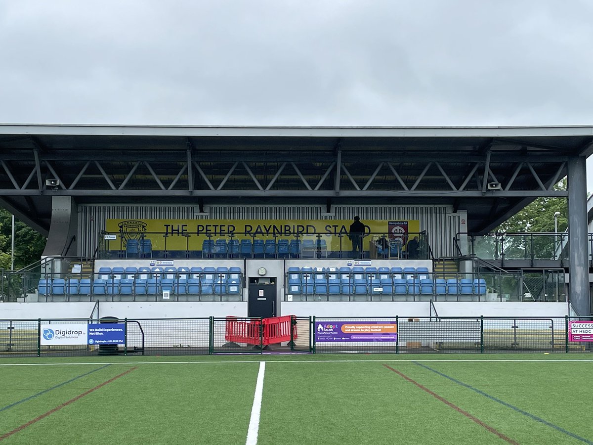 Delighted that @HampshireFA and @Basingstoke_FC were today able to unveil the newly named Peter Raynbird Stand at @WinkleburyHFA - a fitting tribute to a great man and his contribution to football in Hampshire and Basingstoke @BDFLUK @EnglandFootball @FA