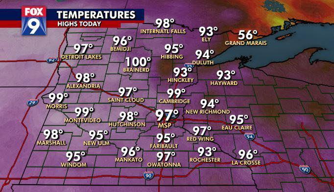 For people who wonder if Minnesota ever gets above freezing... 

Yeah - it's going to be like Virginia hot today (and was yesterday) and tomorrow... 100 degrees with like 900% humidity... I mean I think I saw some mosquitos just burst into flames.

Brutal.

#Minneapolis #weather https://t.co/60mRJh6Qnz