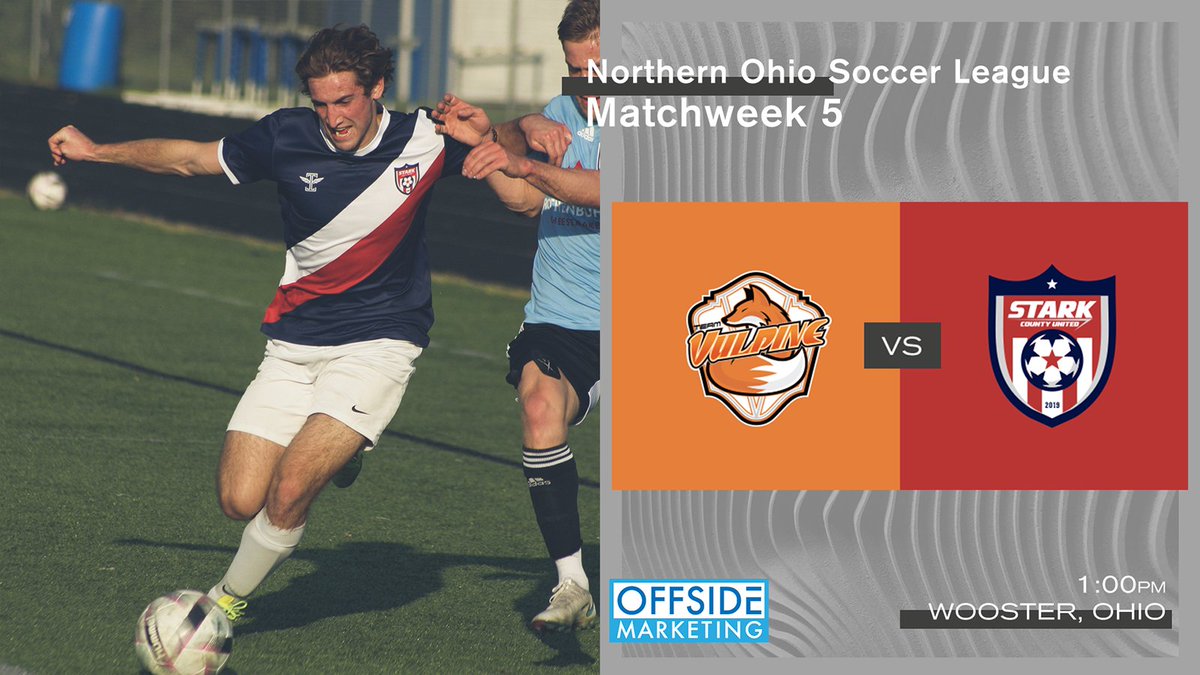 It's finally time to wrap up week 5 of the NOSL season (presented by <a href="/OffsideMKT/">OffsideMarketing</a> ). First up, <a href="/StarkUnited/">Stark County United</a> travel to <a href="/TeamVulpine/">Team Vulpine</a> for a 1PM kickoff. Fans on the <a href="/NonProSoccer1/">NonProSoccer</a> app are picking <a href="/StarkUnited/">Stark County United</a> for a big win today. #NOSLsoccer #OhioSoccer

nonprosoccer.com/Ohio/NOSLNorth…