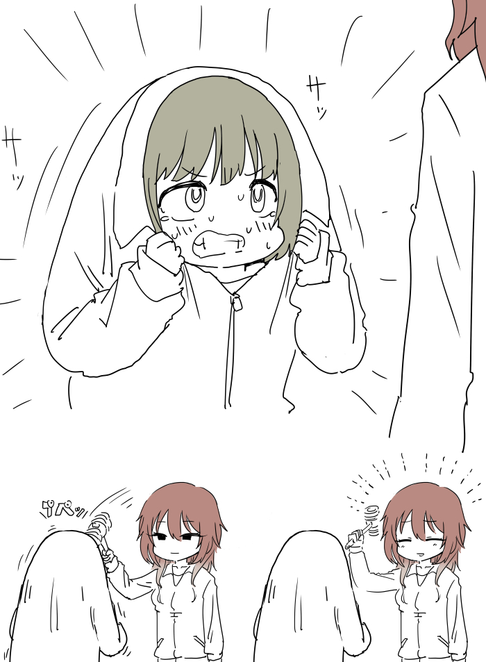 七草にちかちゃんと緋田美琴さんを描きました 