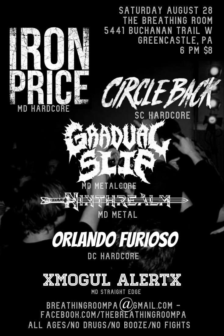 Tmns. (@jarttmns) on Twitter photo Hometown show, for me. Super pumped to finally play alongside <a href="/ironpricehc/">IRON PRICE</a> and @gradualslip.
<a href="/circlebackhc/">Circle Back</a> <a href="/breathingroomPA/">the Breathing Room</a> Hometown show, for me. Super pumped to finally play alongside <a href="/ironpricehc/">IRON PRICE</a> and @gradualslip.
<a href="/circlebackhc/">Circle Back</a> <a href="/breathingroomPA/">the Breathing Room</a>