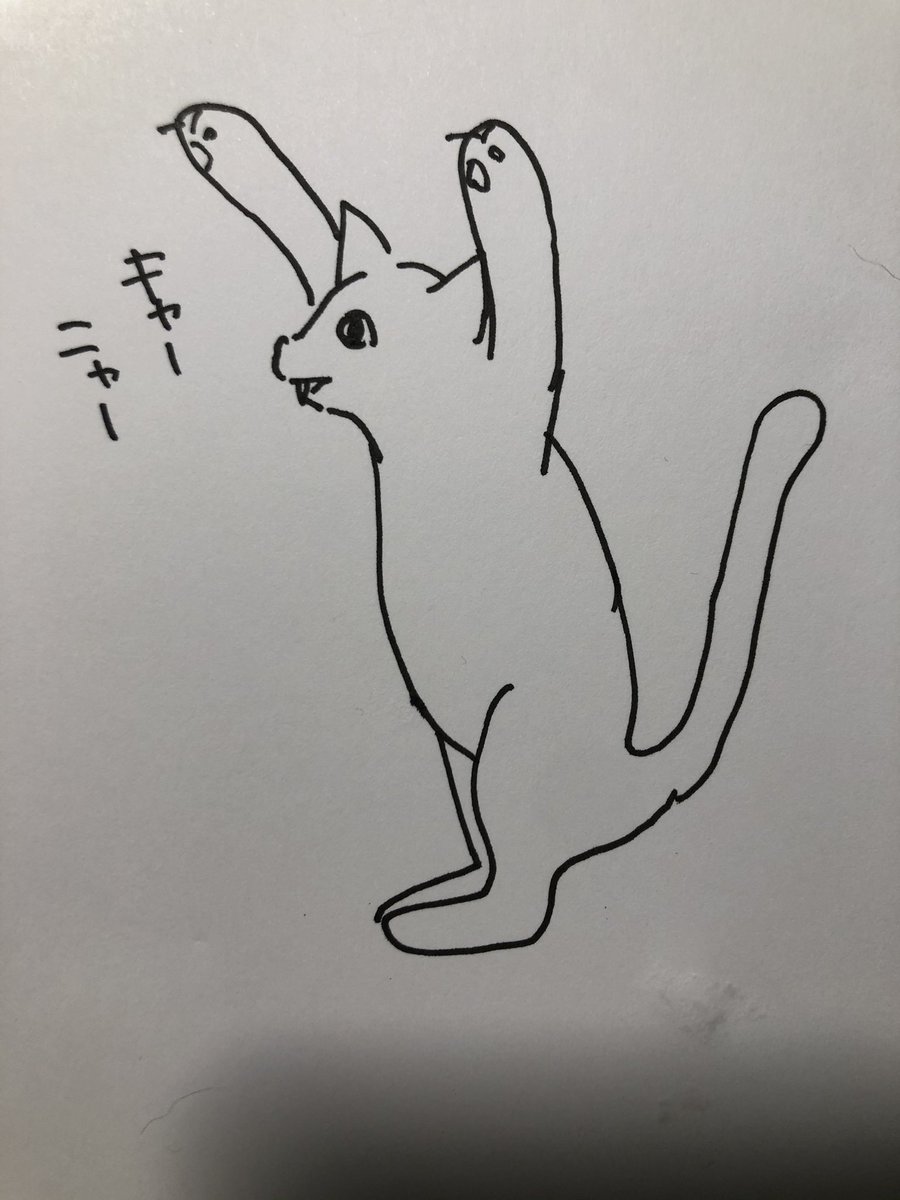 Maki73077124's tweet photo. にゃぁー
#猫の絵 https://t.co/L2XT7BumQi