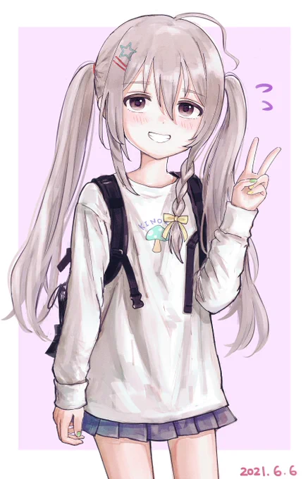 輝子ちゃん誕生日おめでとう🍄💖
輝子ちゃんとデート🥰

#星輝子生誕祭2021 