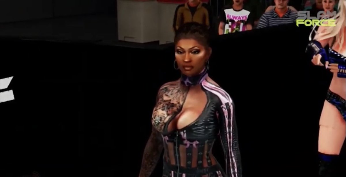 SLAMFORCEent's tweet photo. @CVSTOMM4DEx wig was snatched by @MsGorgeousGucci on the last episode of #Slamforce What an iconic moment!.... For us... https://t.co/lVmp06WH77