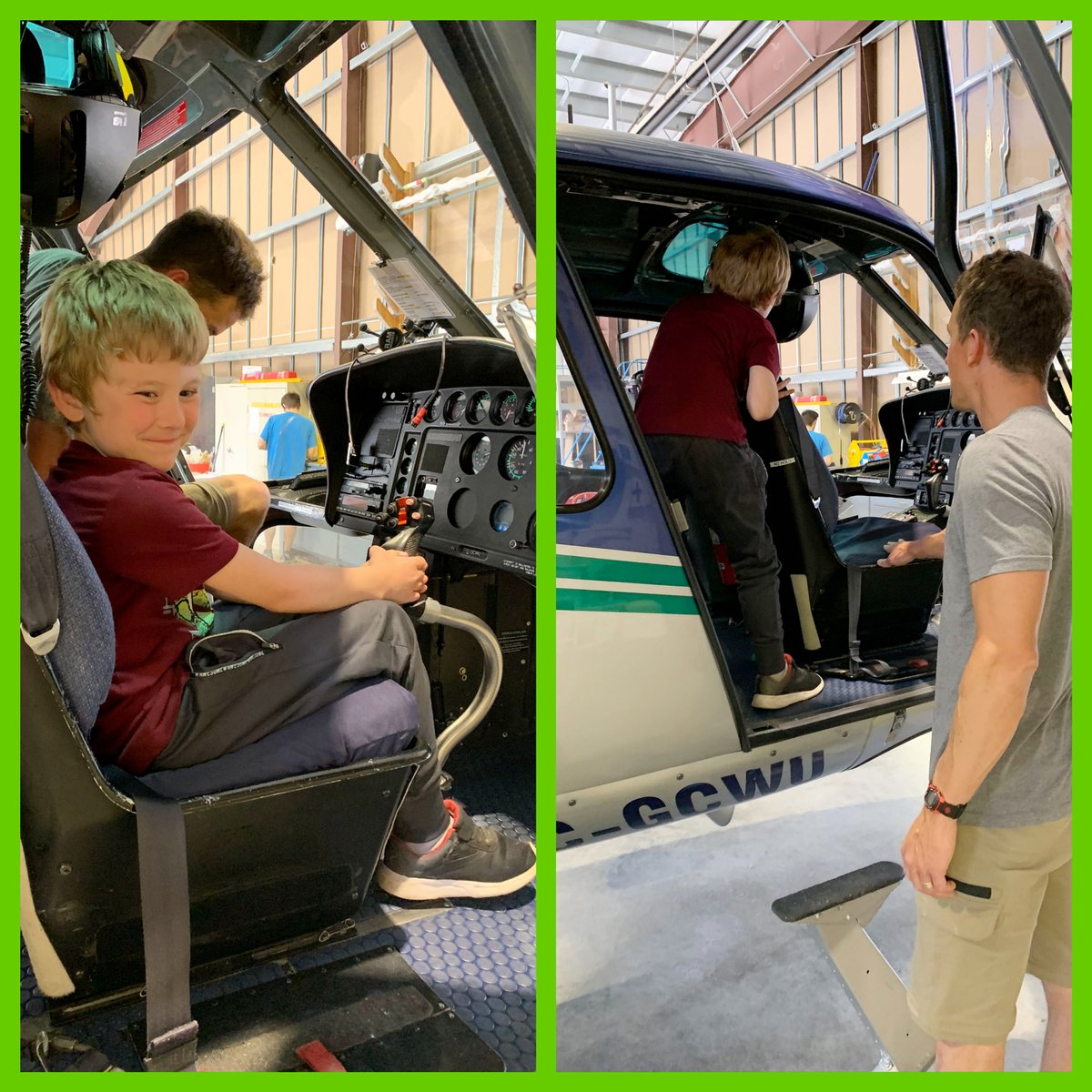 BGCCVI's tweet photo. Andy, one of our new neighbors from West Coast Helicopters in Nanaimo gave one of our participants a wild experience he will never forget.

Thank you Andy and West Coast Helicopters for taking the time to entertain and educate our kids on how helicopters work! https://t.co/8OXmmcXVwD