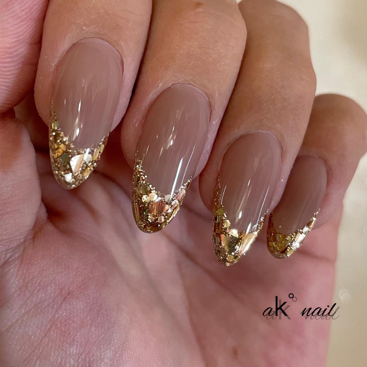 Ako Nail 𝚐𝚕𝚊𝚜𝚜 𝚏𝚛𝚎𝚗𝚌𝚑 ジェルネイル ネイルデザイン ネイルアート お洒落ネイル 上品ネイル 大人ネイル ニュアンスネイル ファッション Nail Nailart Naildesign スカルプネイル プライベートネイルサロン ガラスフレンチ