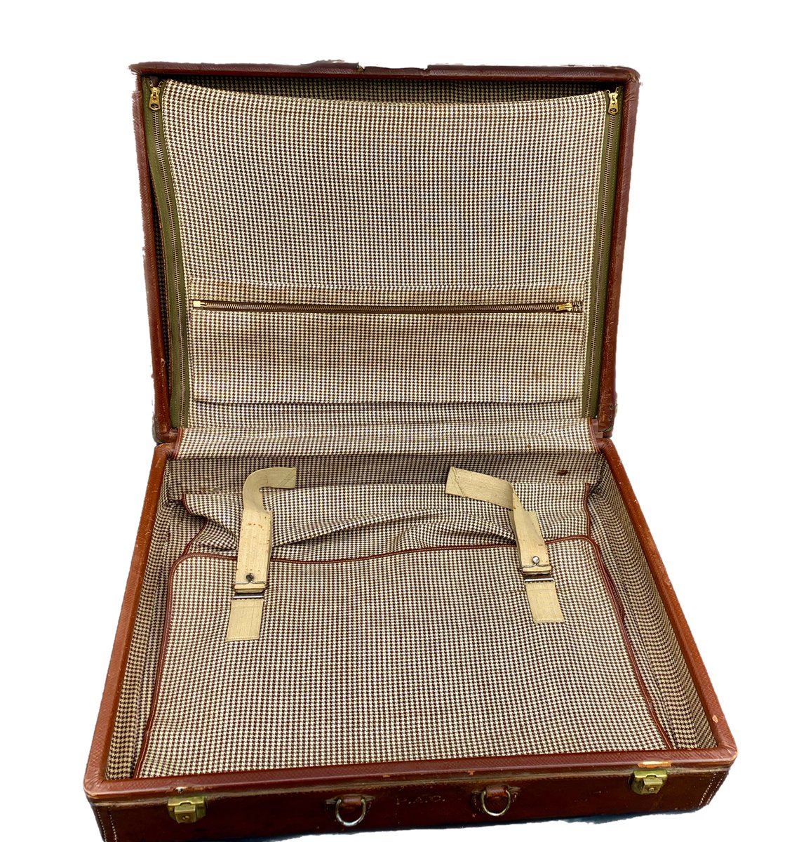 Antique Leather Hide Fully Fitted Suitcase circa 1915  follow the link theantiqueseller.co.uk/display_items.…